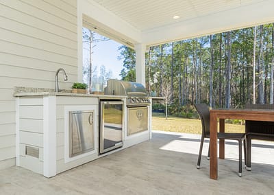 outdoor kitchen with table jacksonville fl
